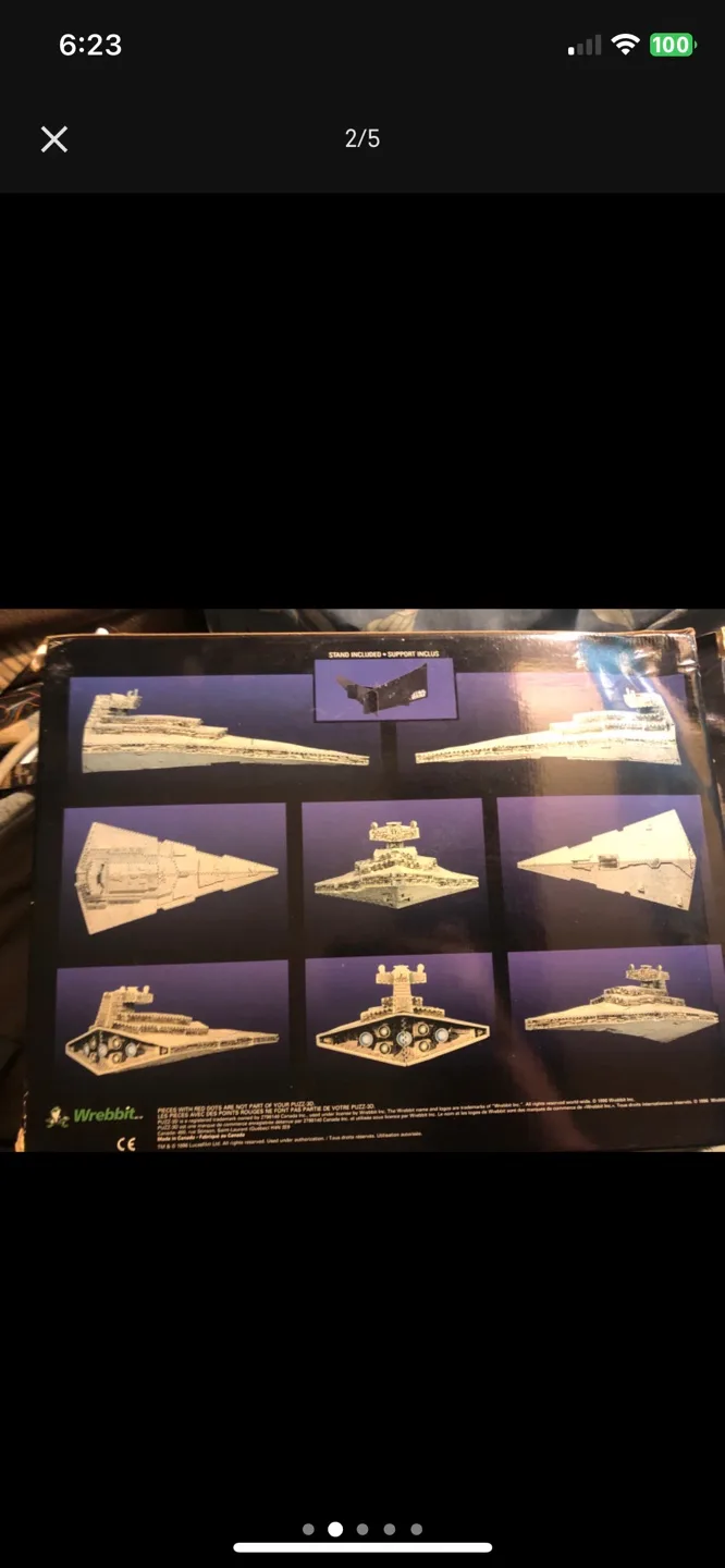 Star Wars 3D puzzle Imperial Star Destroyer image indicator(2)