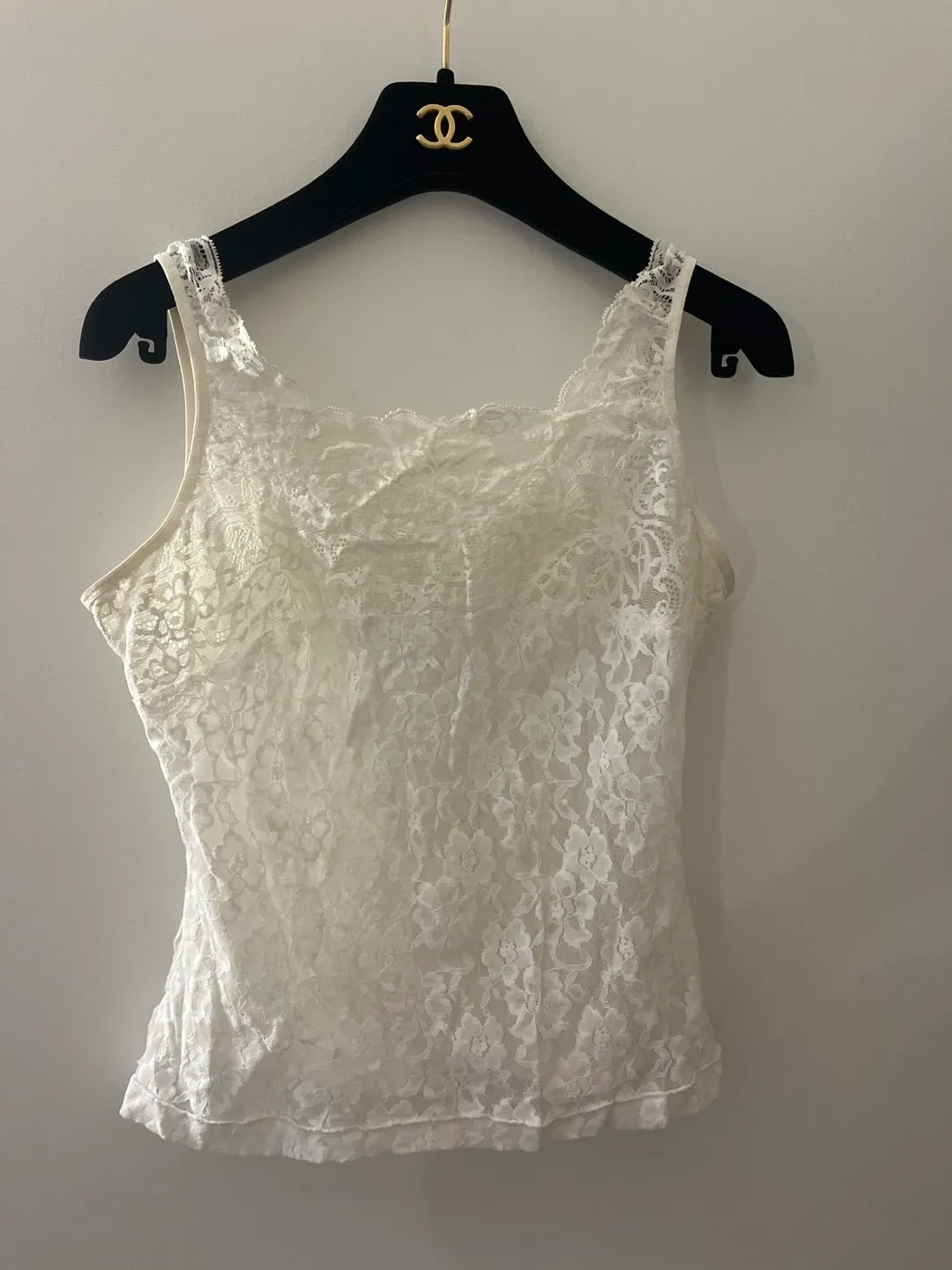 Vintage Cream Lace Cami Top image indicator(4)