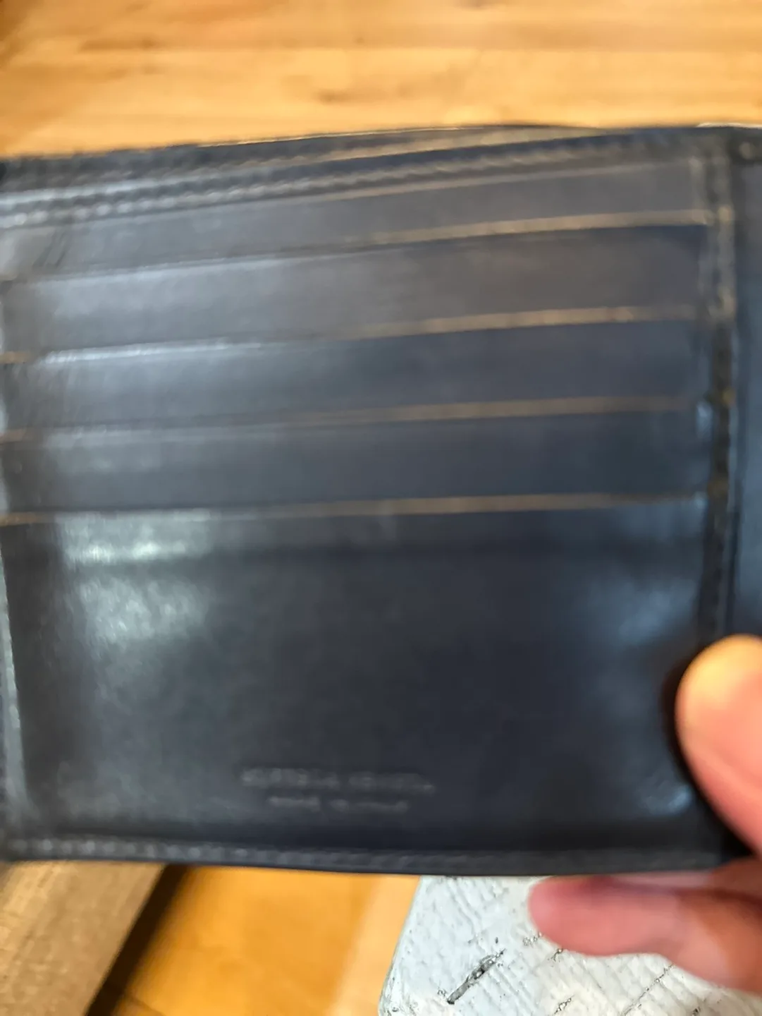 Authentic Bottega Veneta Intrecciato Leather Wallet image indicator(4)