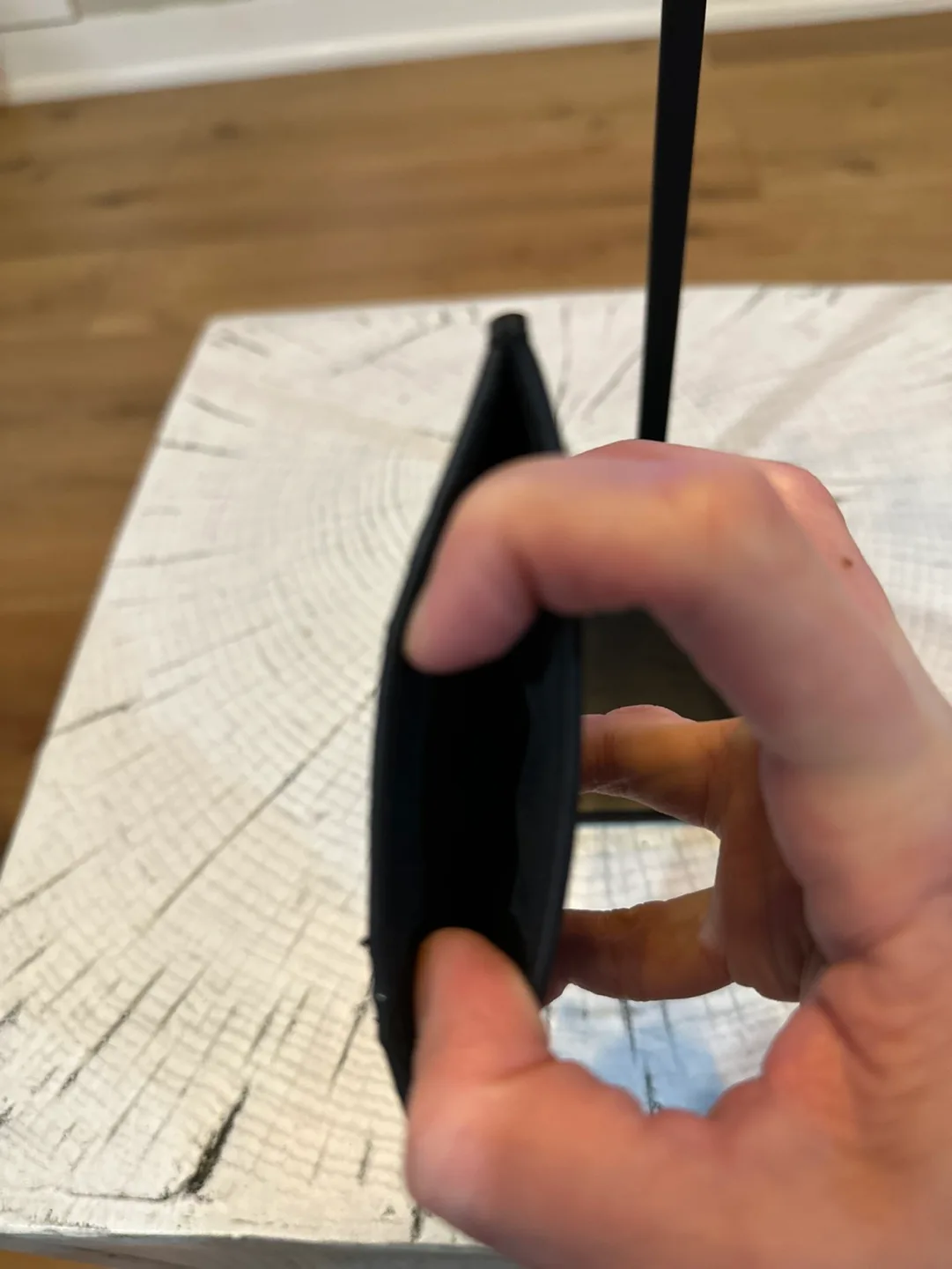 Authentic Valentino Garavani Black Card Holder Wallet image indicator(2)