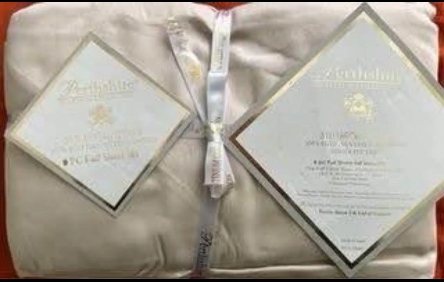 New Full Sateen FLAT SHEET, 4 Pillowcases (No Fitted Sheet) image indicator(2)