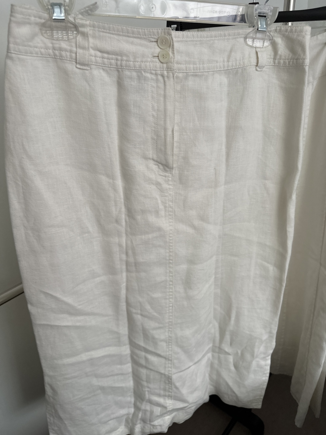 CAN&DA Collection at CSA White Linen Midi Skirt - photo 2