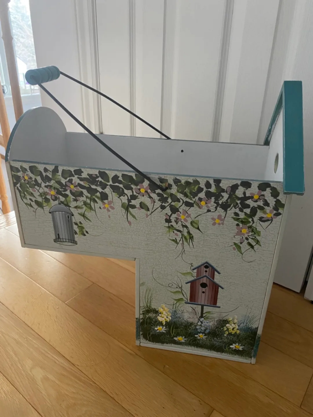 Wood decorative 2 tier step planters box! image indicator(2)