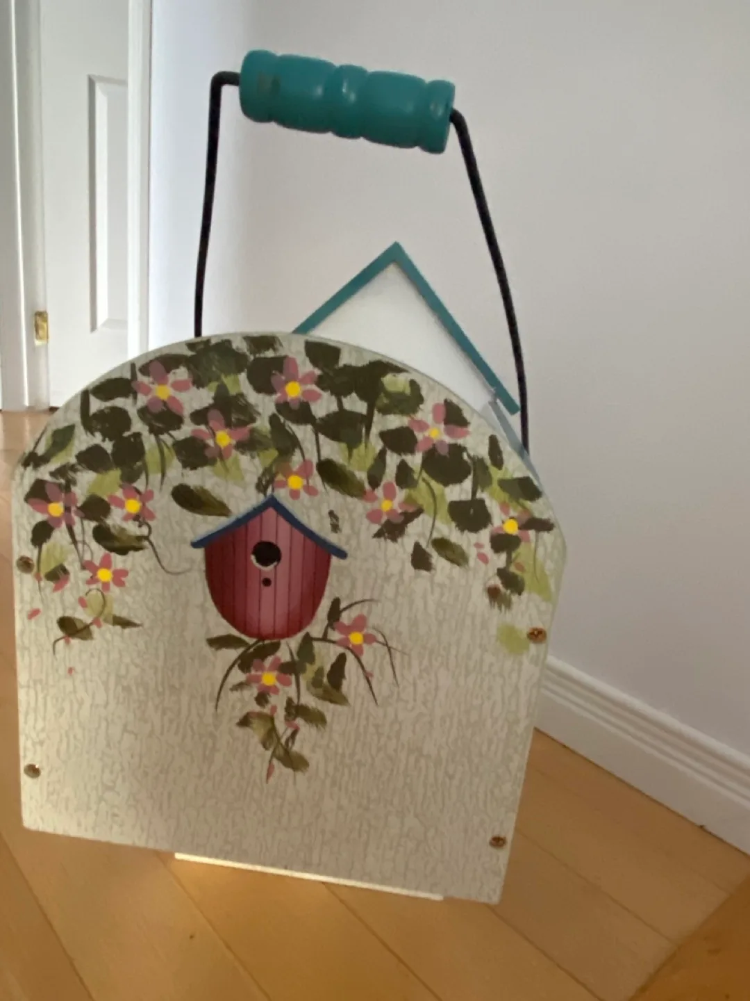 Wood decorative 2 tier step planters box! image indicator(7)