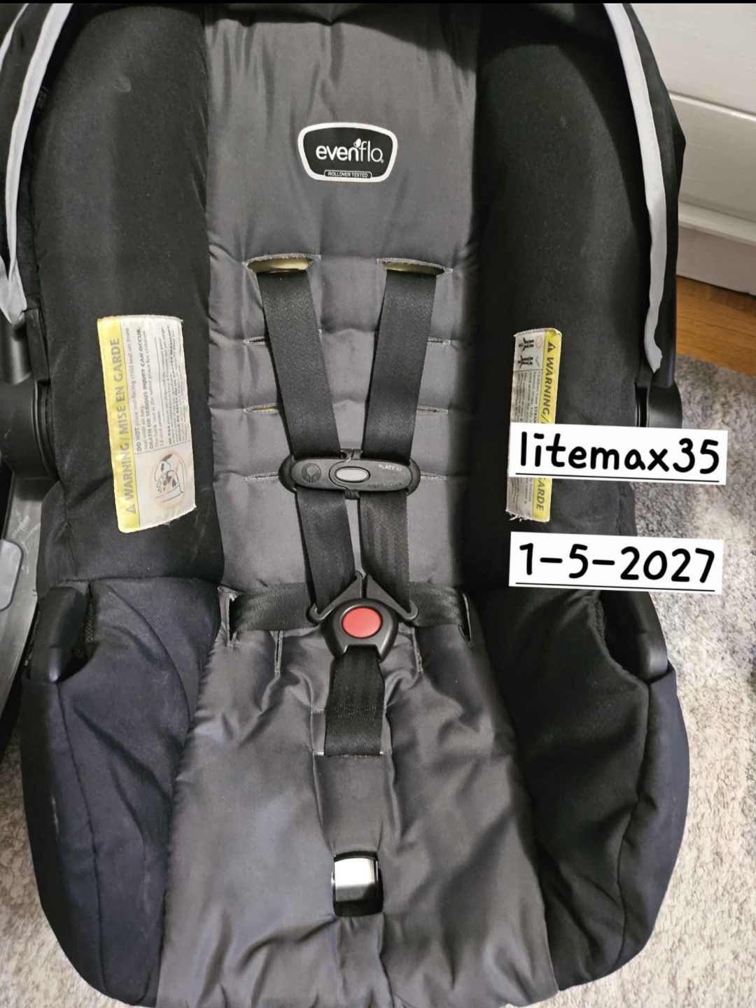 Evenflo Litemax 35 Infant Car Seat - photo 2