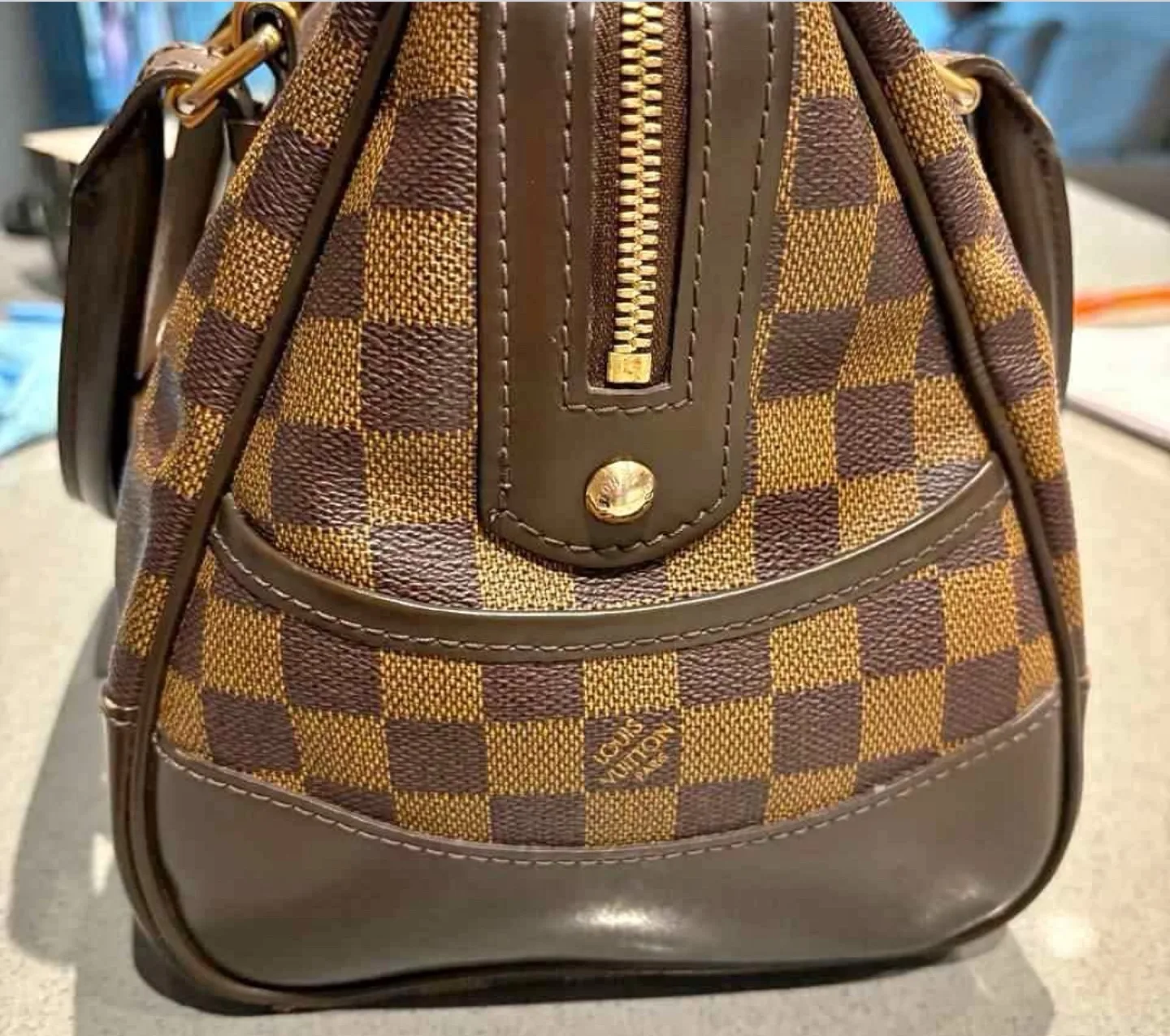 Authentic Louis Vuitton Damier Azur Handbag image indicator(3)