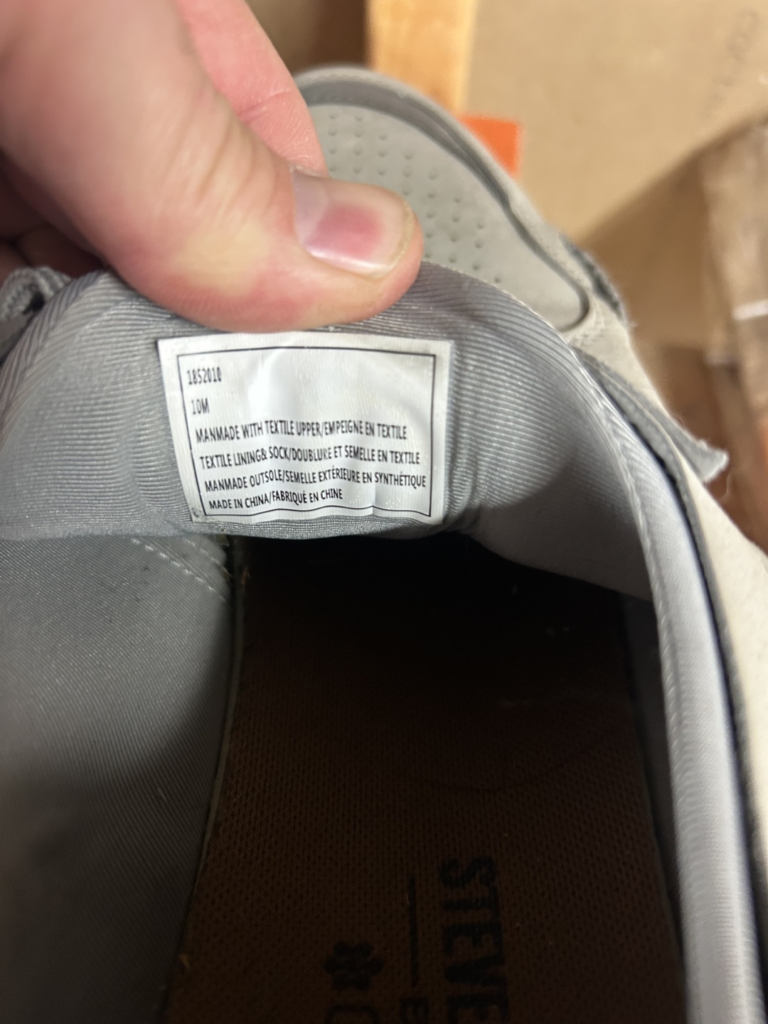 Steve Madden Men's Grey Suede Sneakers - Size 10M - photo 3