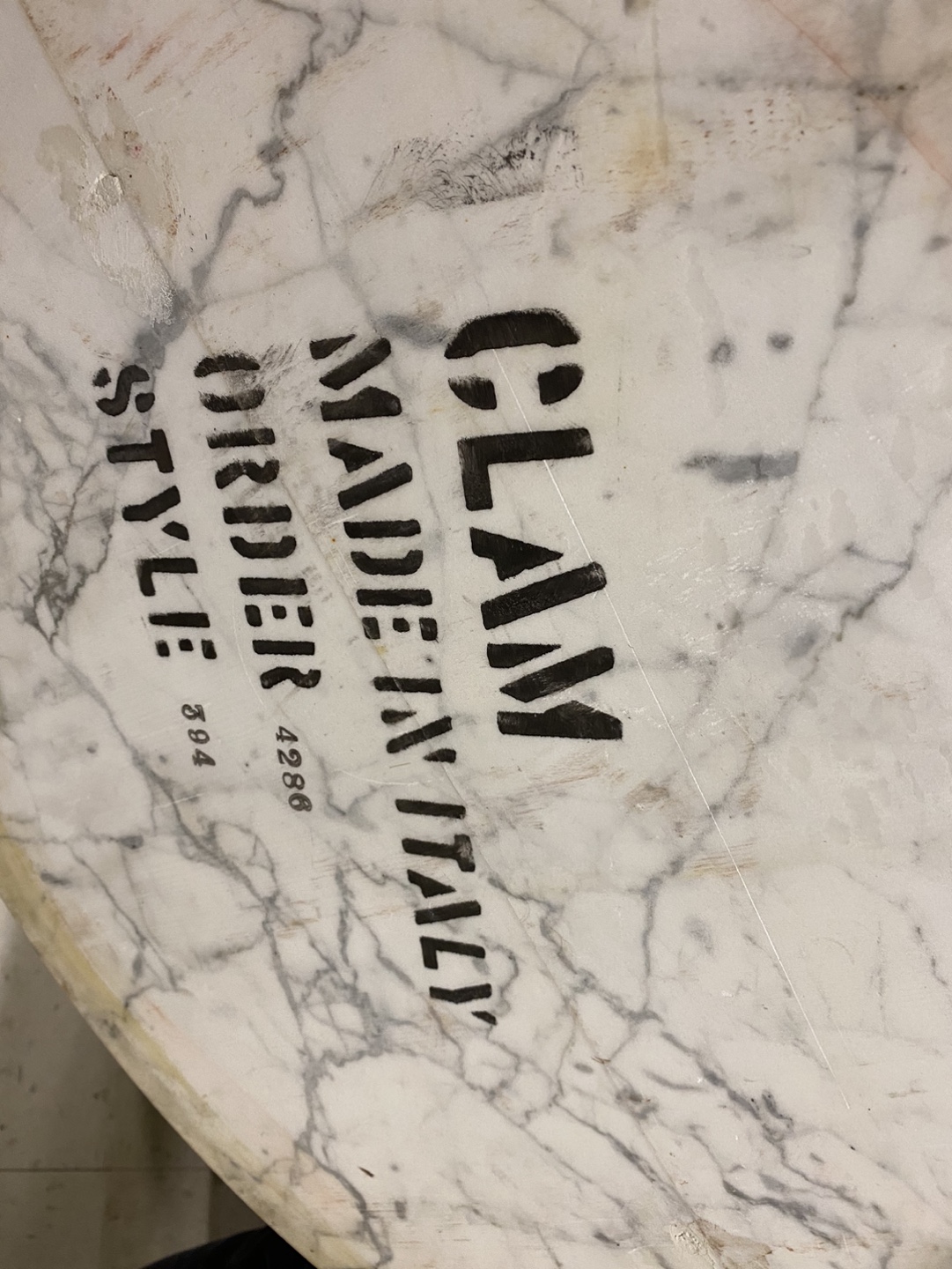 Antique Oval Marble Top Coffee Table - photo 4