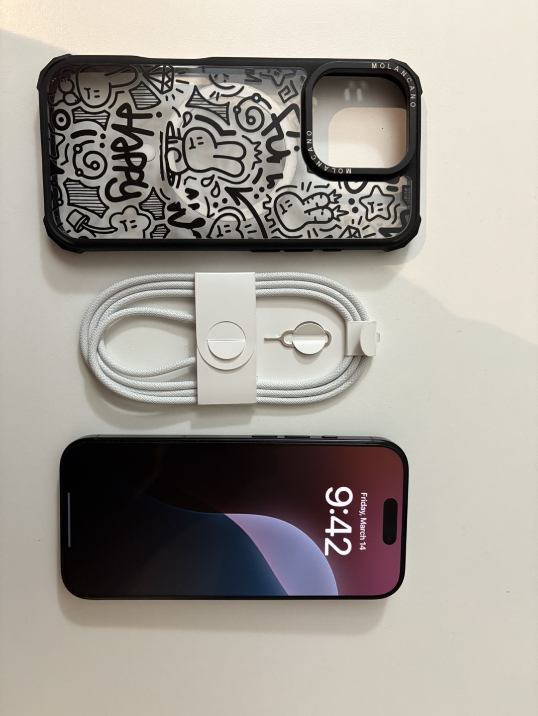 iPhone 16 Pro 256GB(Black) + Case & Cable - photo 3