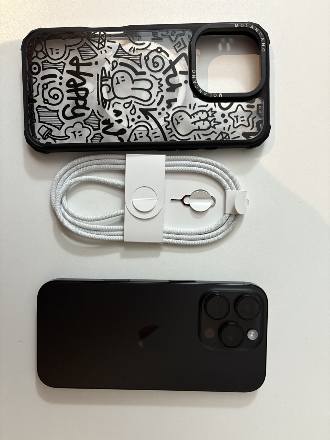 iPhone 16 Pro 256GB(Black) + Case & Cable - photo 4
