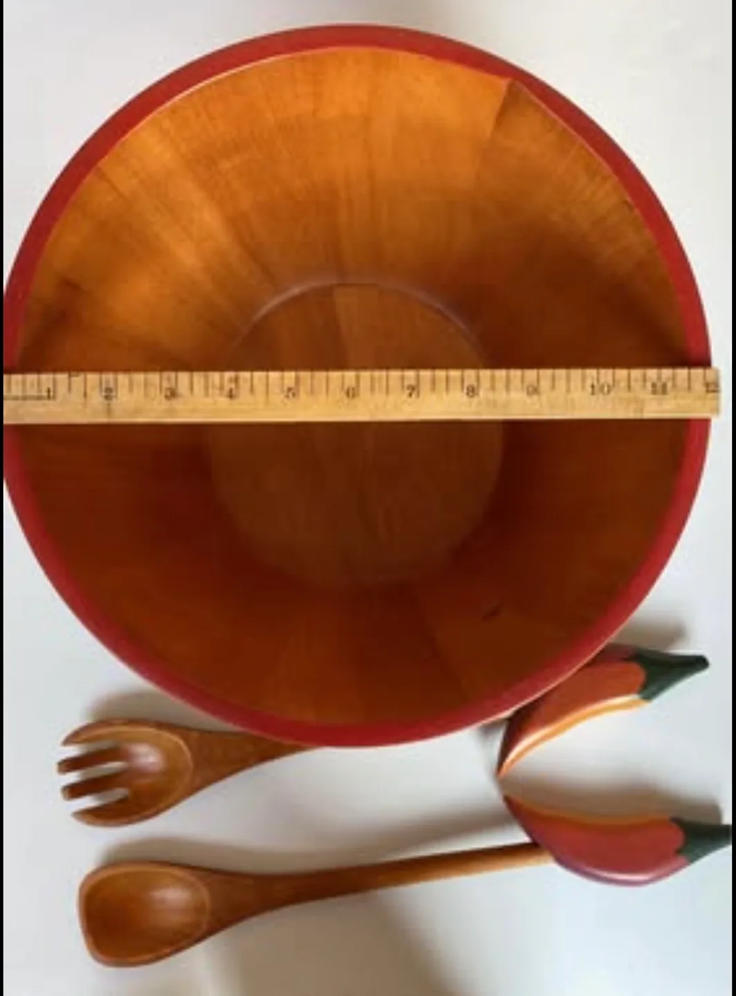 🥕🥕Clayart - Hand-painted Salad Bowl Set image indicator(2)