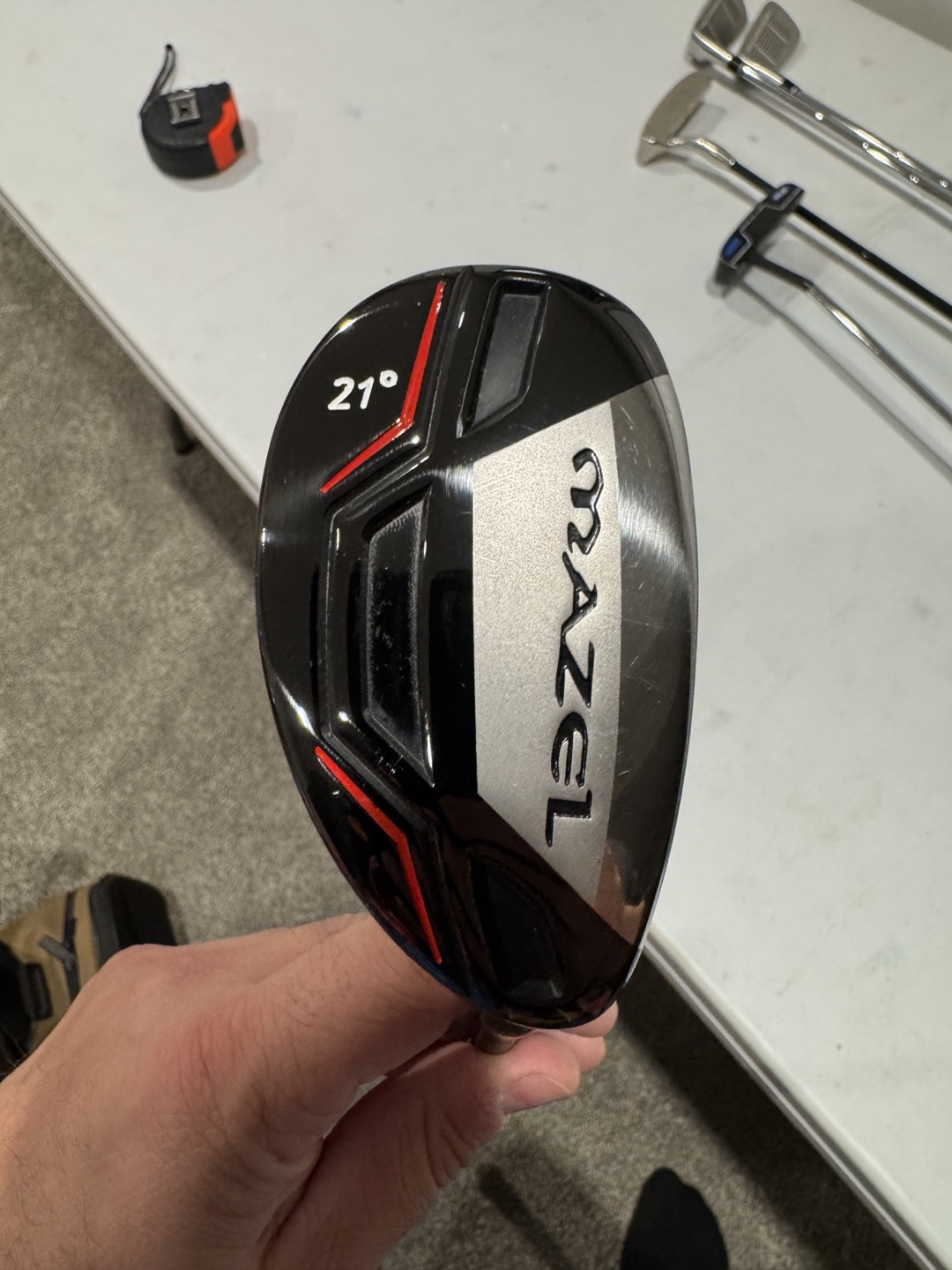 MAZEL Golf 21* Degree Hybrid Iron golf club (right hand)