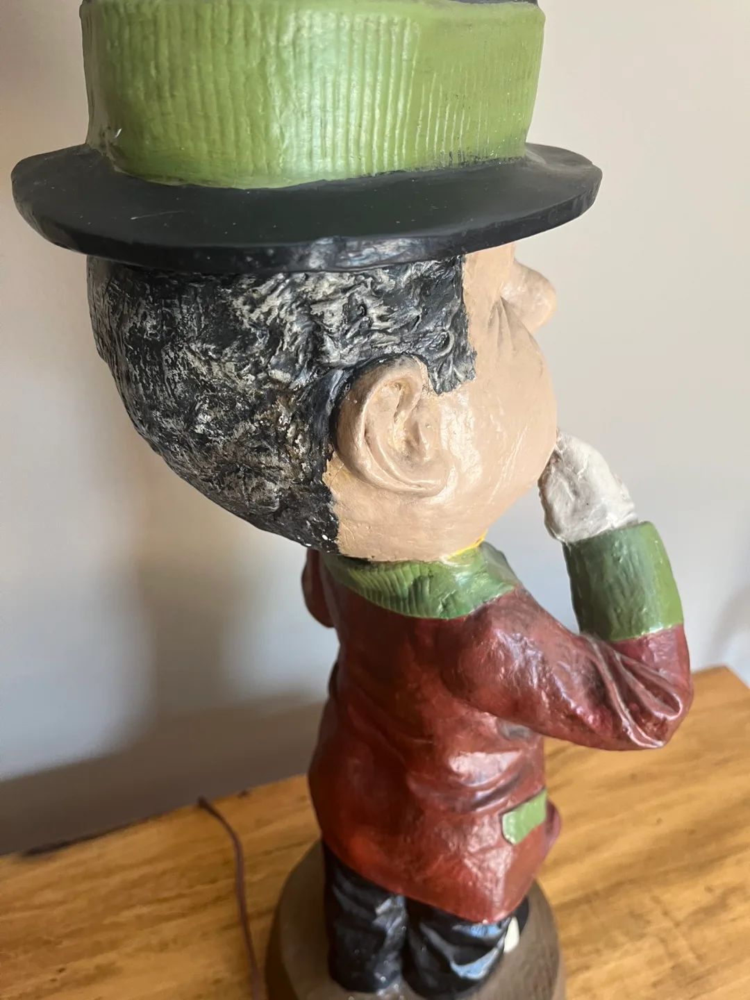 Lamp - Vintage 1970s W.C. Fields Globe Lamp image indicator(10)