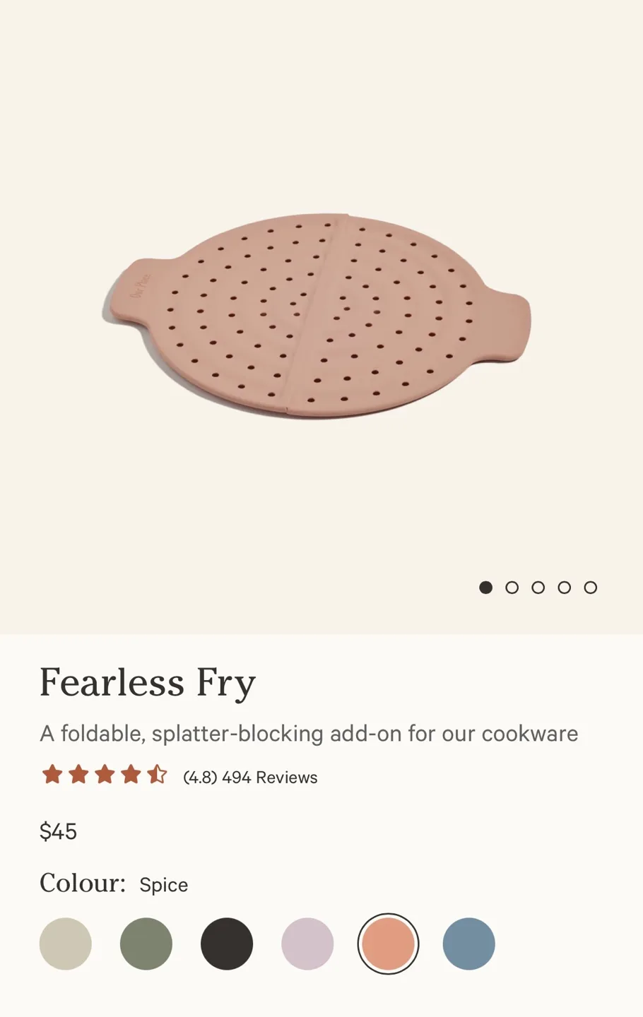 Always Pan Fearless Fry Splatter Screen image indicator(3)