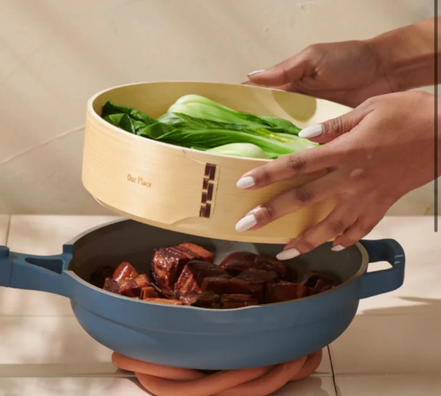 Our Place Spruce Steamer Basket (Always Pan & Pot) image indicator(5)