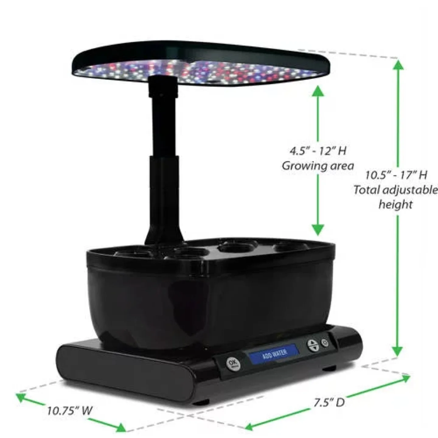 AeroGarden Harvest Indoor Garden + free seeds,ground,pot image indicator(2)