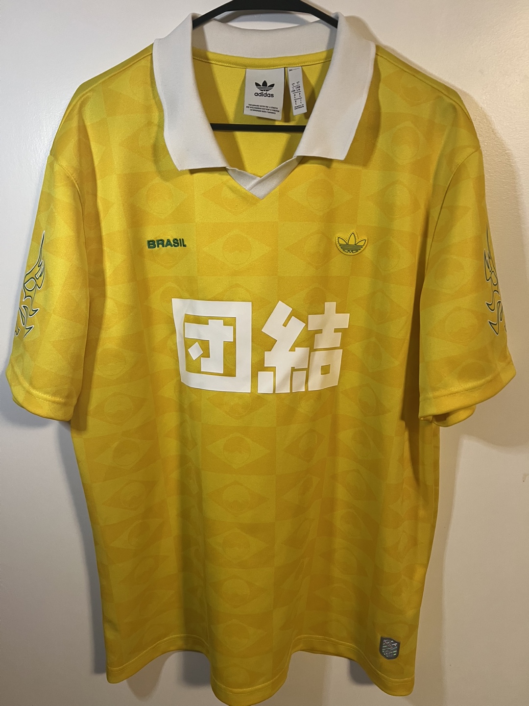 Adidas Brasil Yellow Soccer Jersey - photo 3