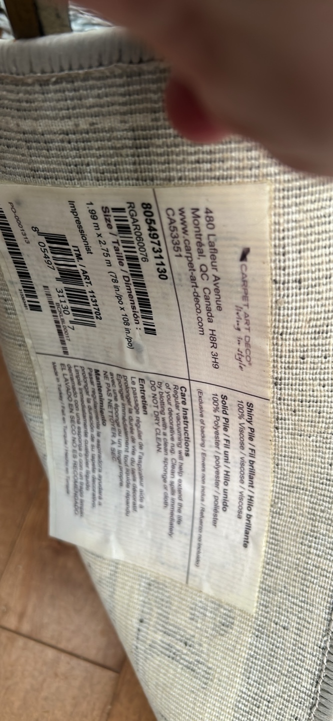 Large Grey Area Rug - photo 4