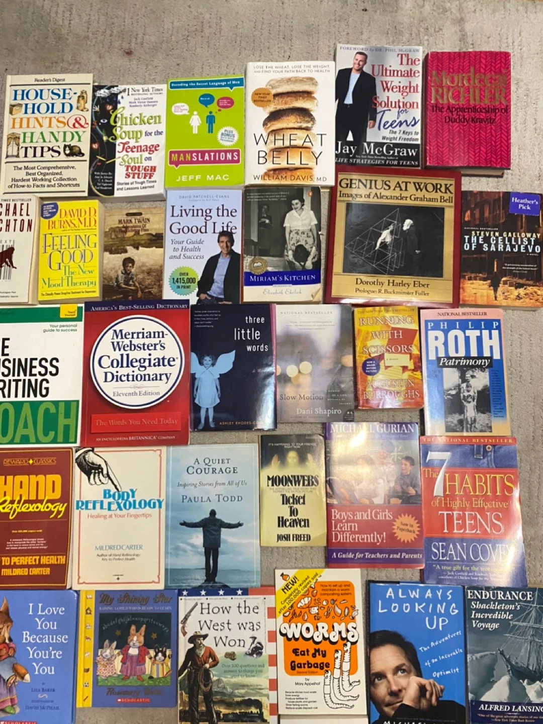 Large Collection of Used Books - Assorted Genres image indicator(4)