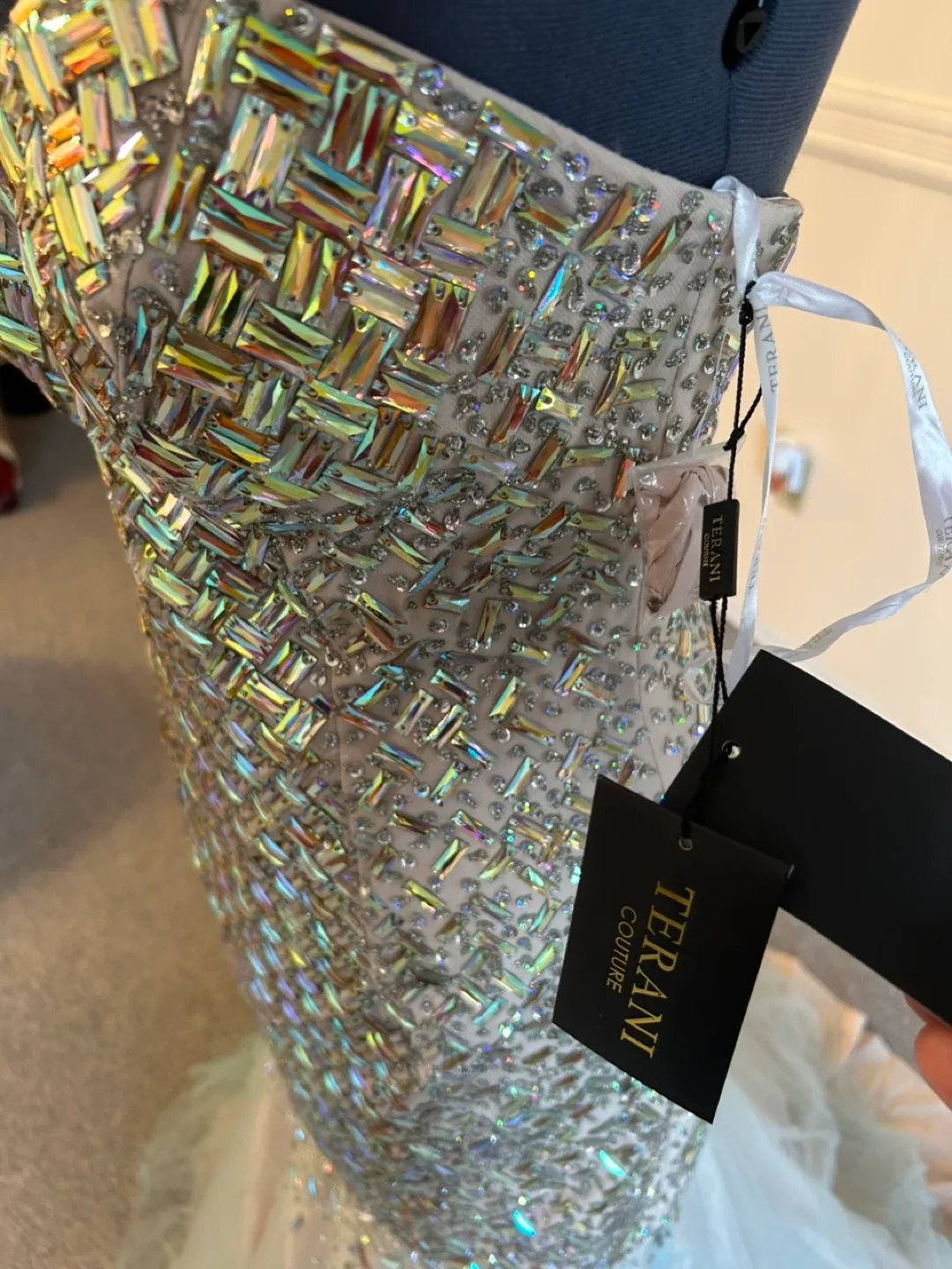 Stunning Terani Couture Beaded Mermaid Gown image indicator(5)