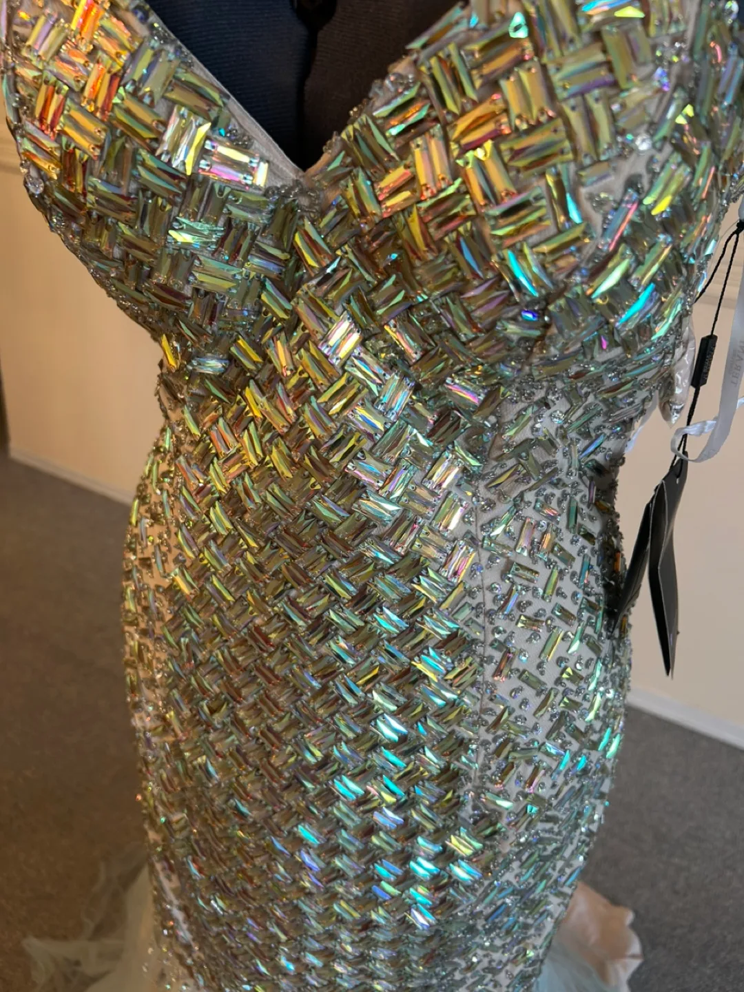 Stunning Terani Couture Beaded Mermaid Gown image indicator(8)