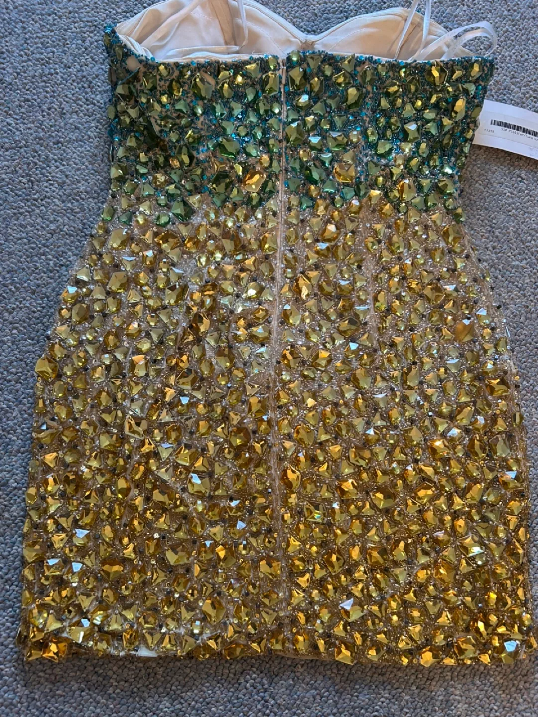 Terani Couture Beaded Mini Dress, Size 4 image indicator(3)