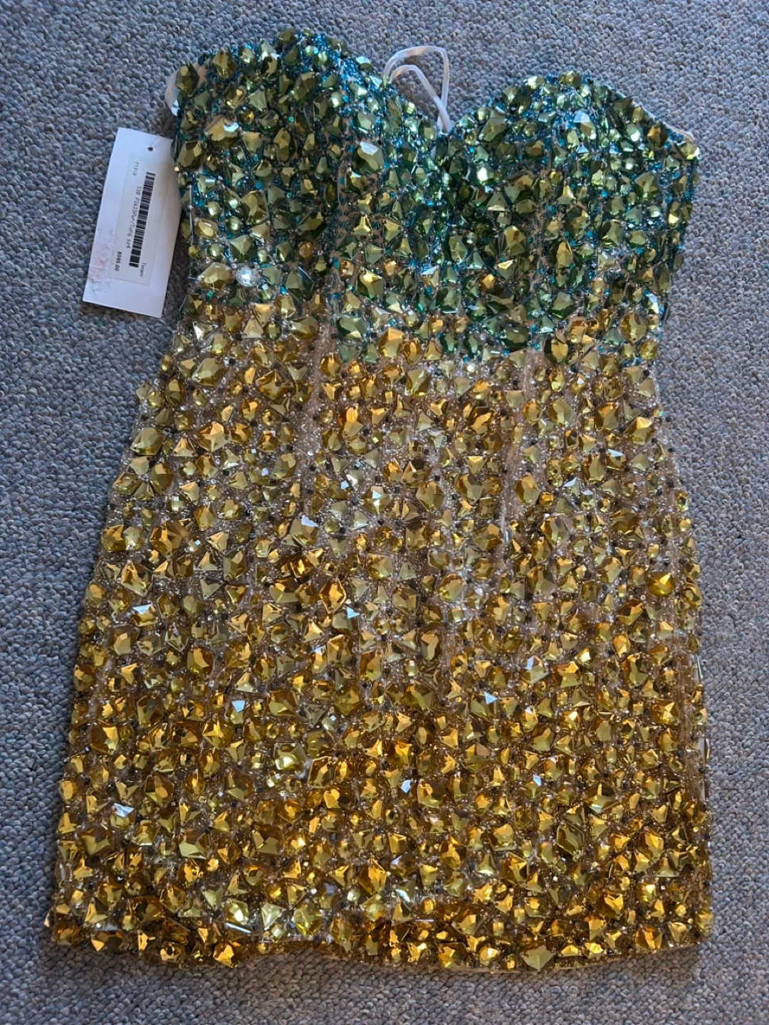 Terani Couture Beaded Mini Dress, Size 4 image indicator(2)
