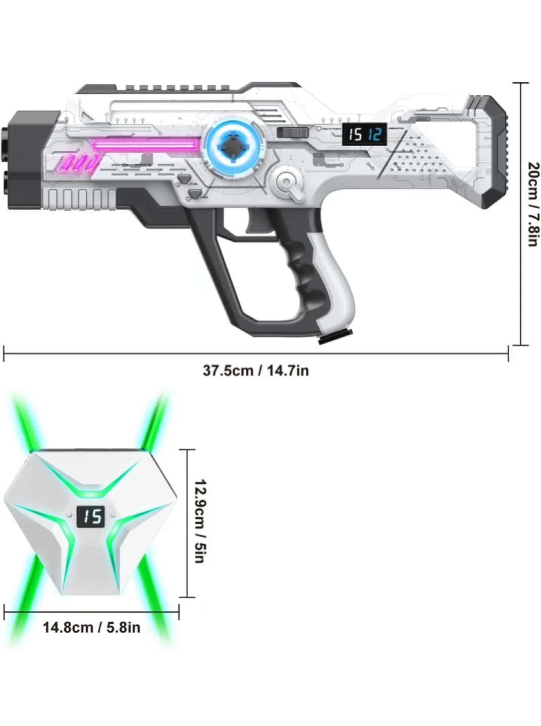 Astros Laser Tag Set - 4 Player Pack image indicator(2)