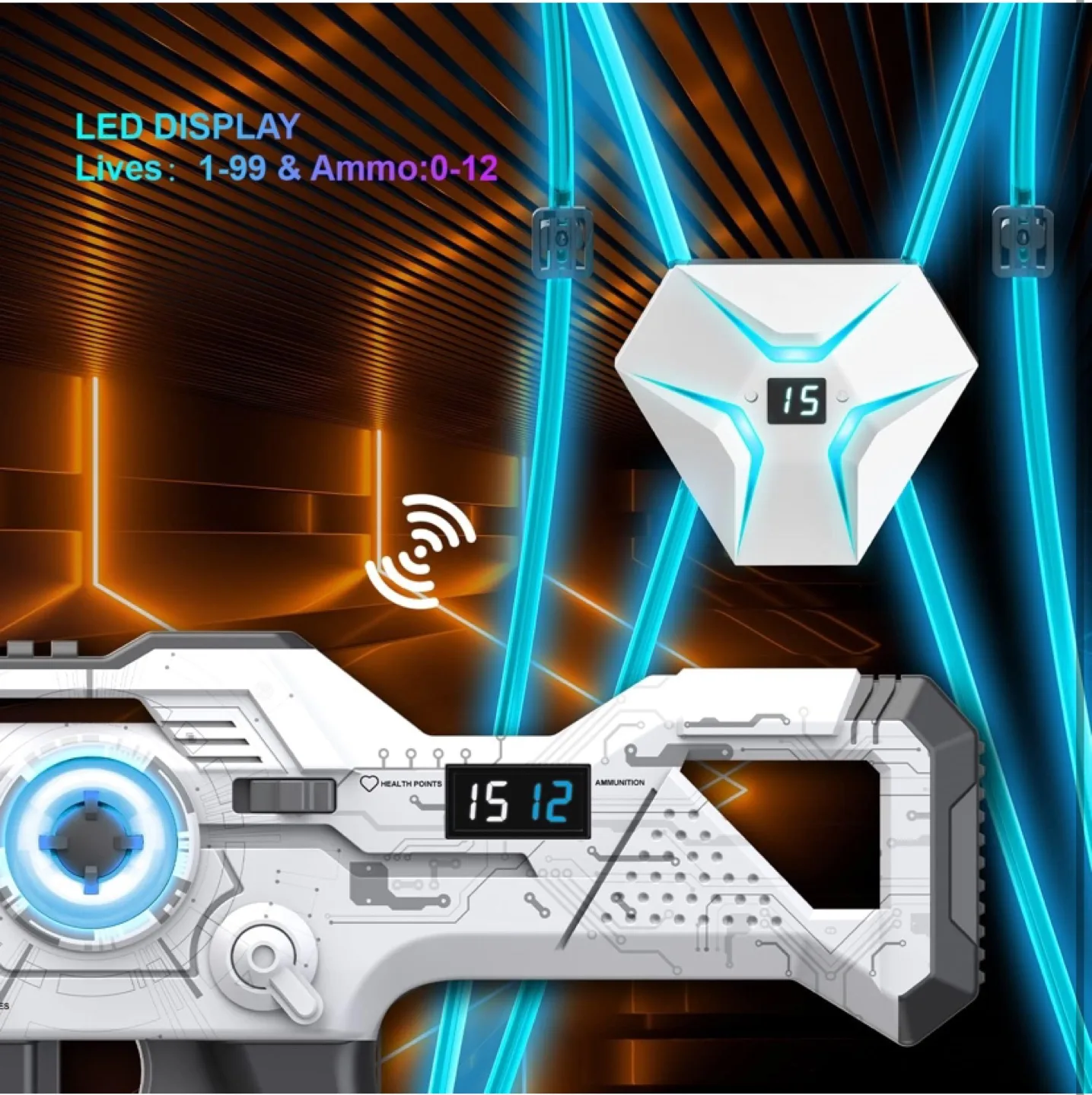 Astros Laser Tag Set - 4 Player Pack image indicator(4)