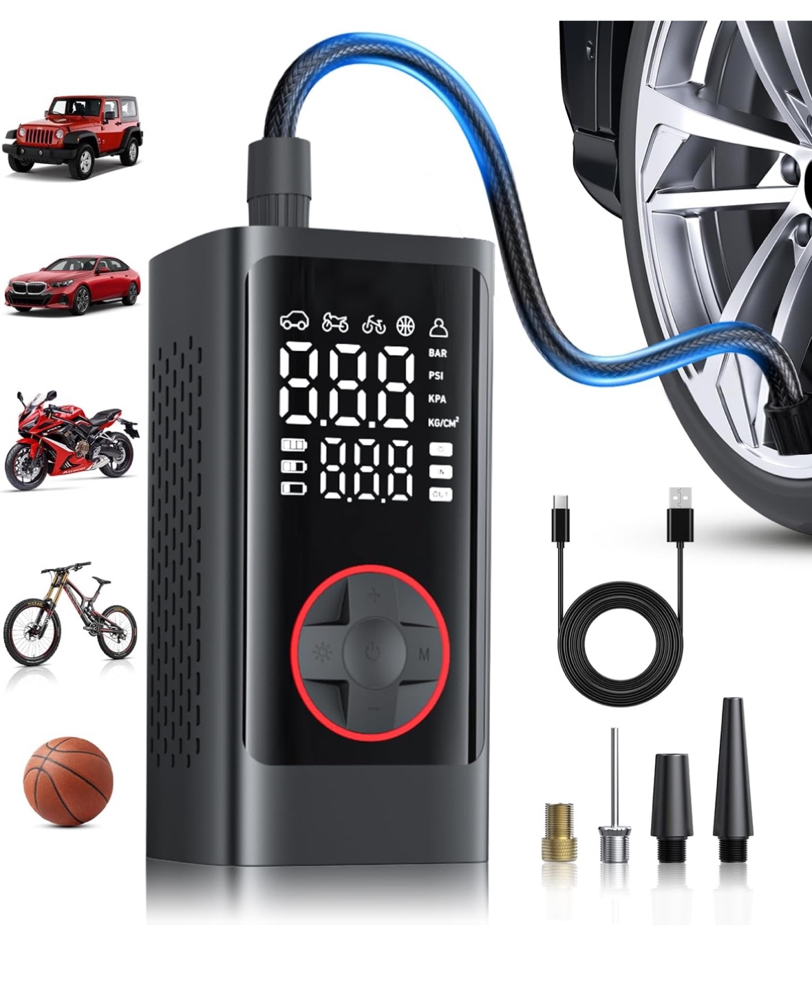 Portable Wireless Air Compressor Pump