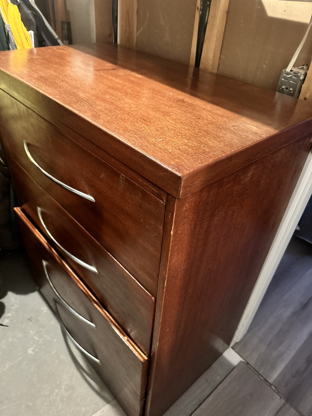 Wood Chest of Drawers