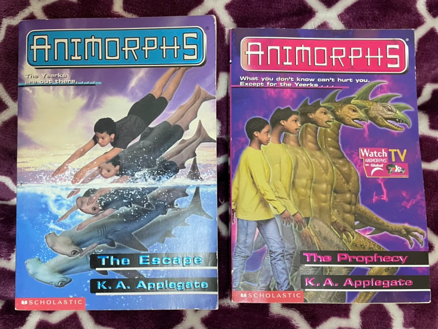 Animorphs #15 The Escape & #34 The Prophecy thumbnail