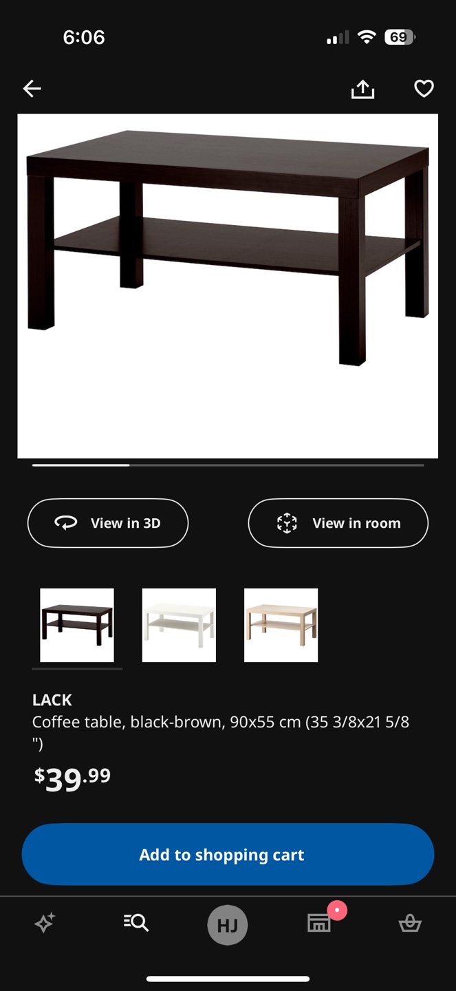 IKEA Lack Coffee Table - White - photo 2