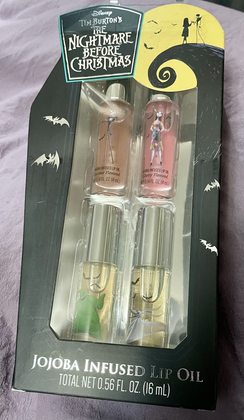 Nightmare Before Christmas Jojoba Infused Lip Oil Set