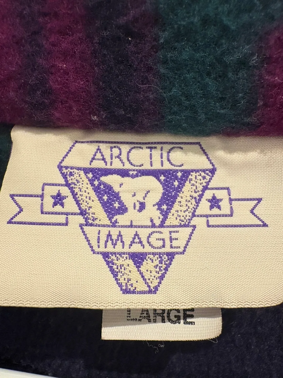 Vintage Arctic Image pullover fleece image indicator(4)