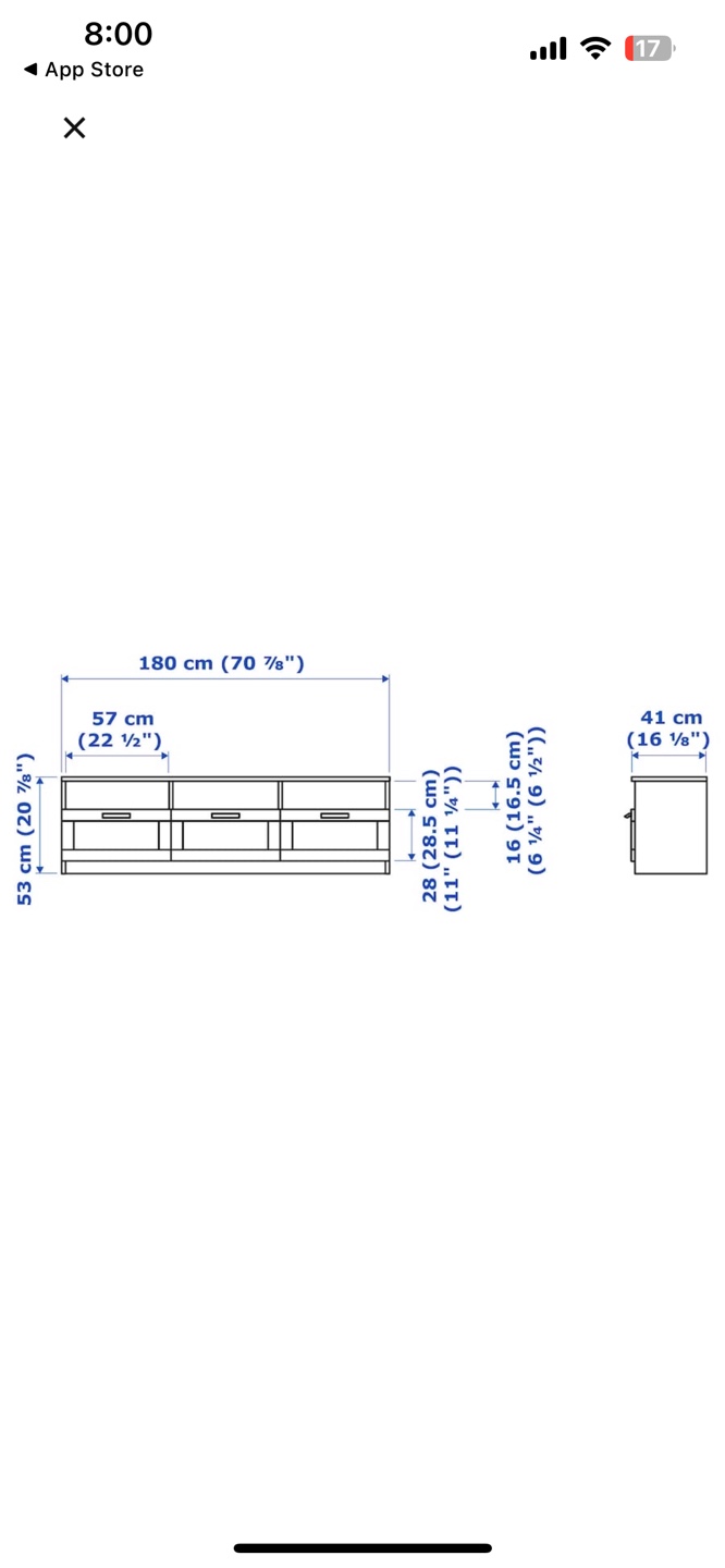 IKEA Brimnes TV stand - photo 2