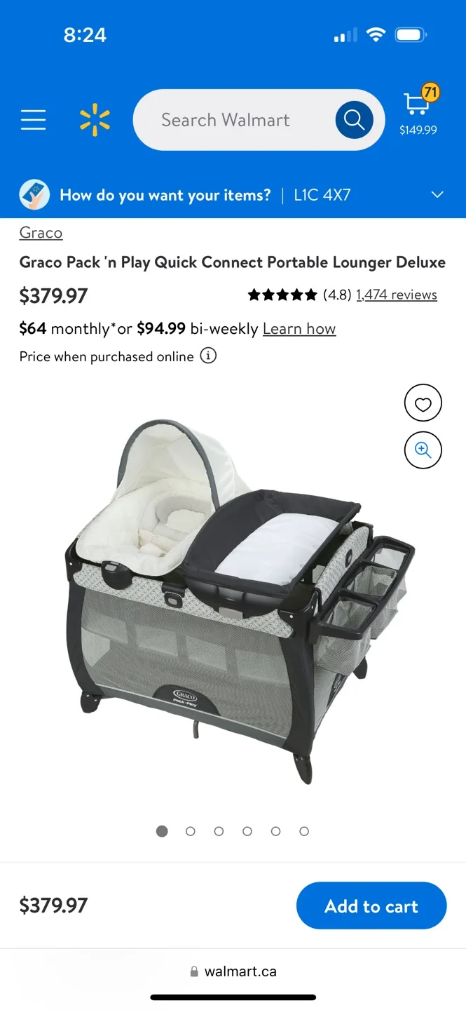 Graco Pack 'n Play Quick Connect Portable Lounger Deluxe Playard image indicator(2)