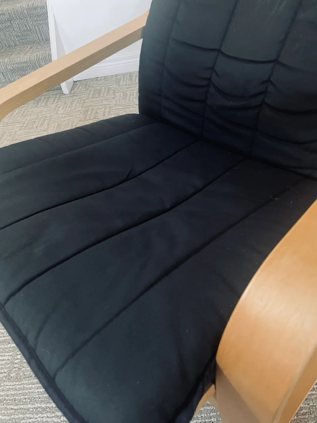 IKEA STRANDMON Wing Chair - Black image indicator(3)
