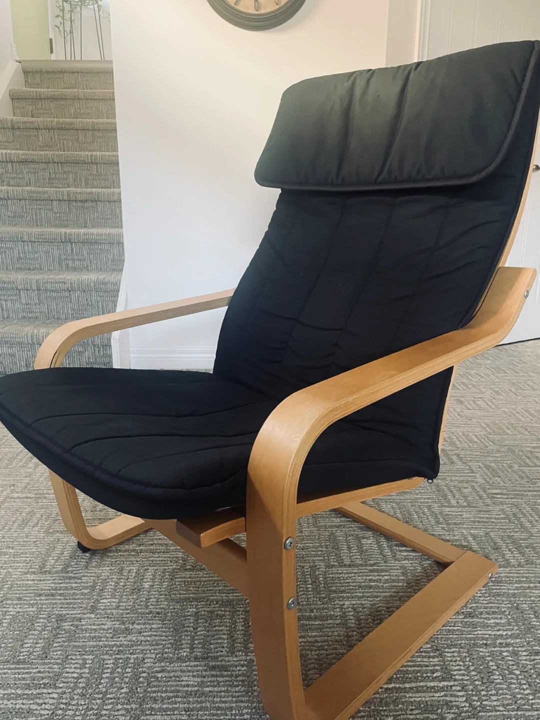 IKEA STRANDMON Wing Chair - Black image indicator(2)