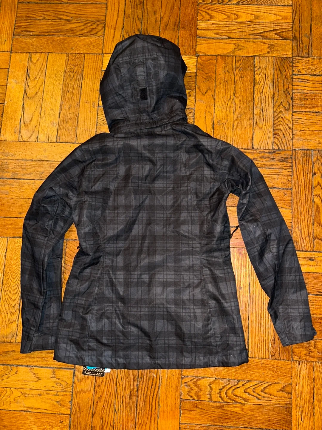 Columbia Women’s Black Plaid Lightweight Jacket NEW - SZ XS image indicator(3)