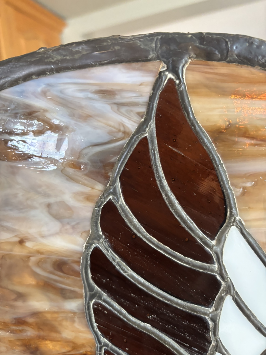 Stunning Stained Glass Duck Window Hanging - photo 4