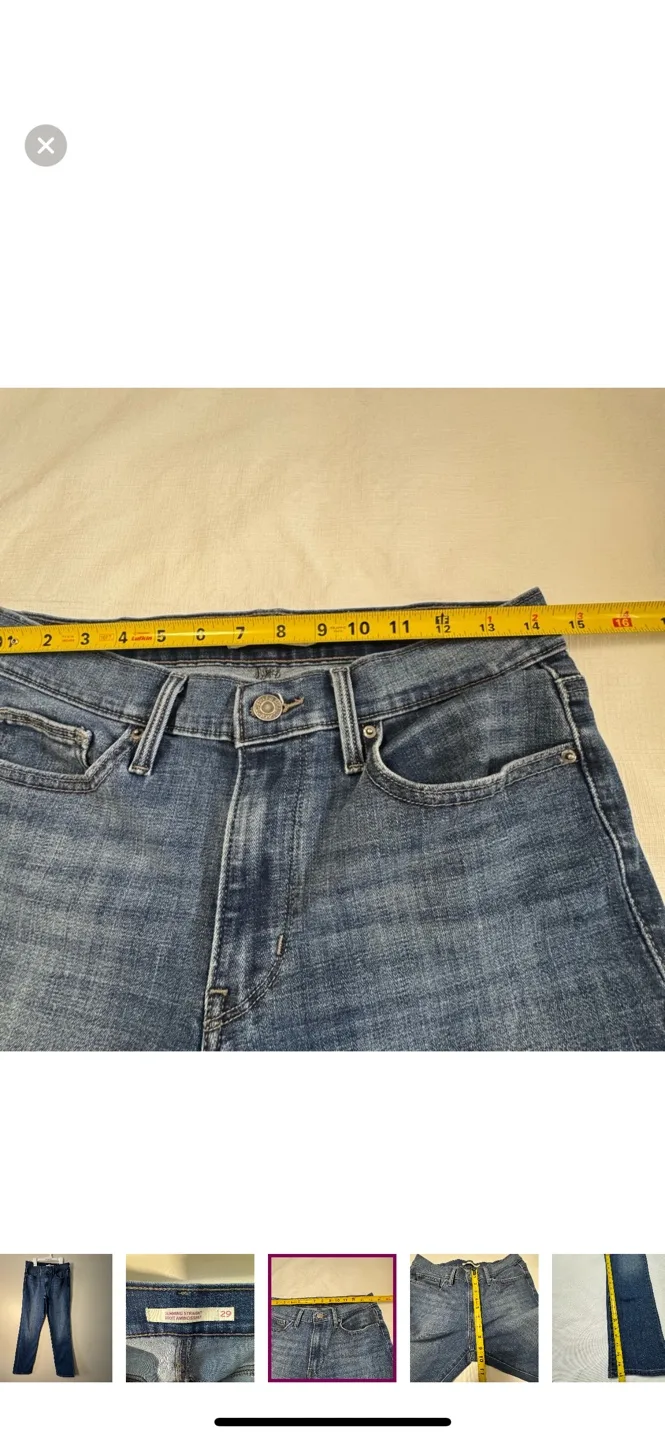 Levi's Women's Slimming Straight Jeans - Size 29 image indicator(6)