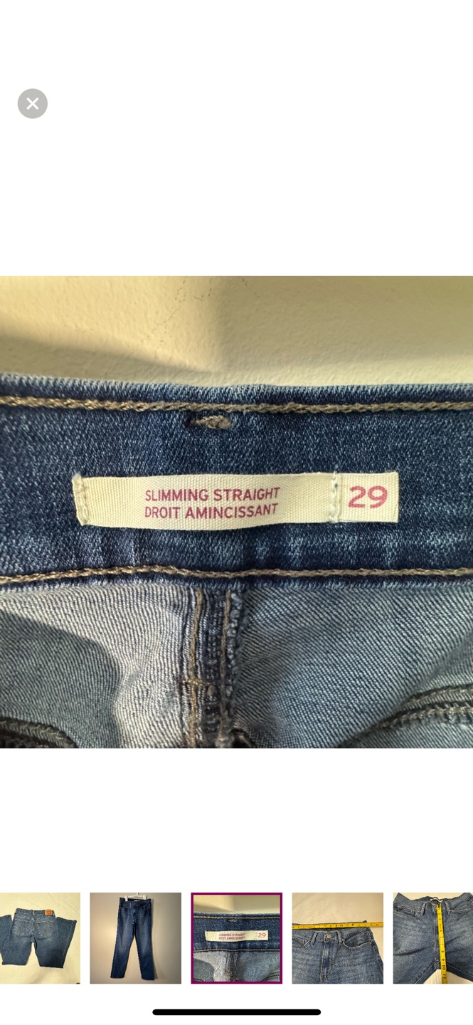 Levi's Women's Slimming Straight Jeans - Size 29 - photo 5