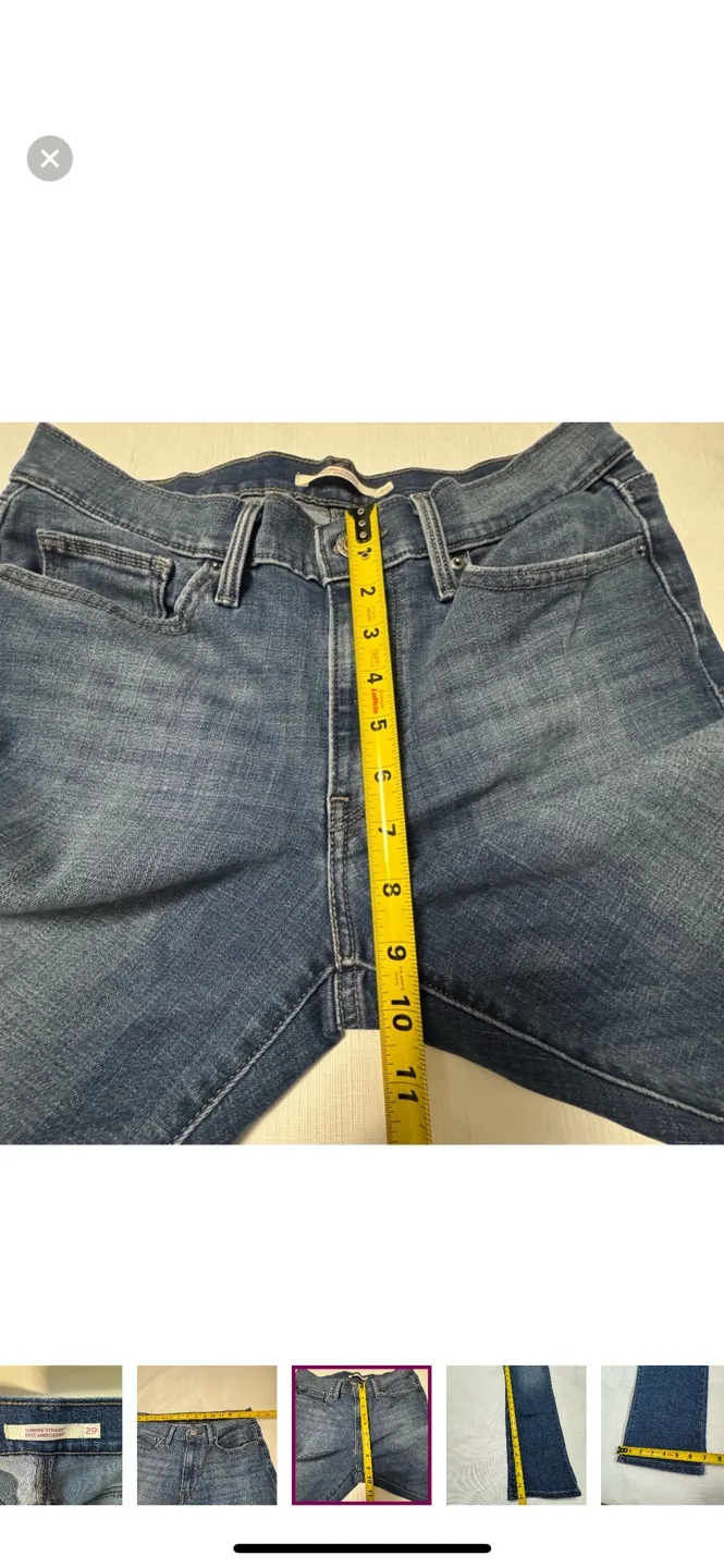 Levi's Women's Slimming Straight Jeans - Size 29 image indicator(7)