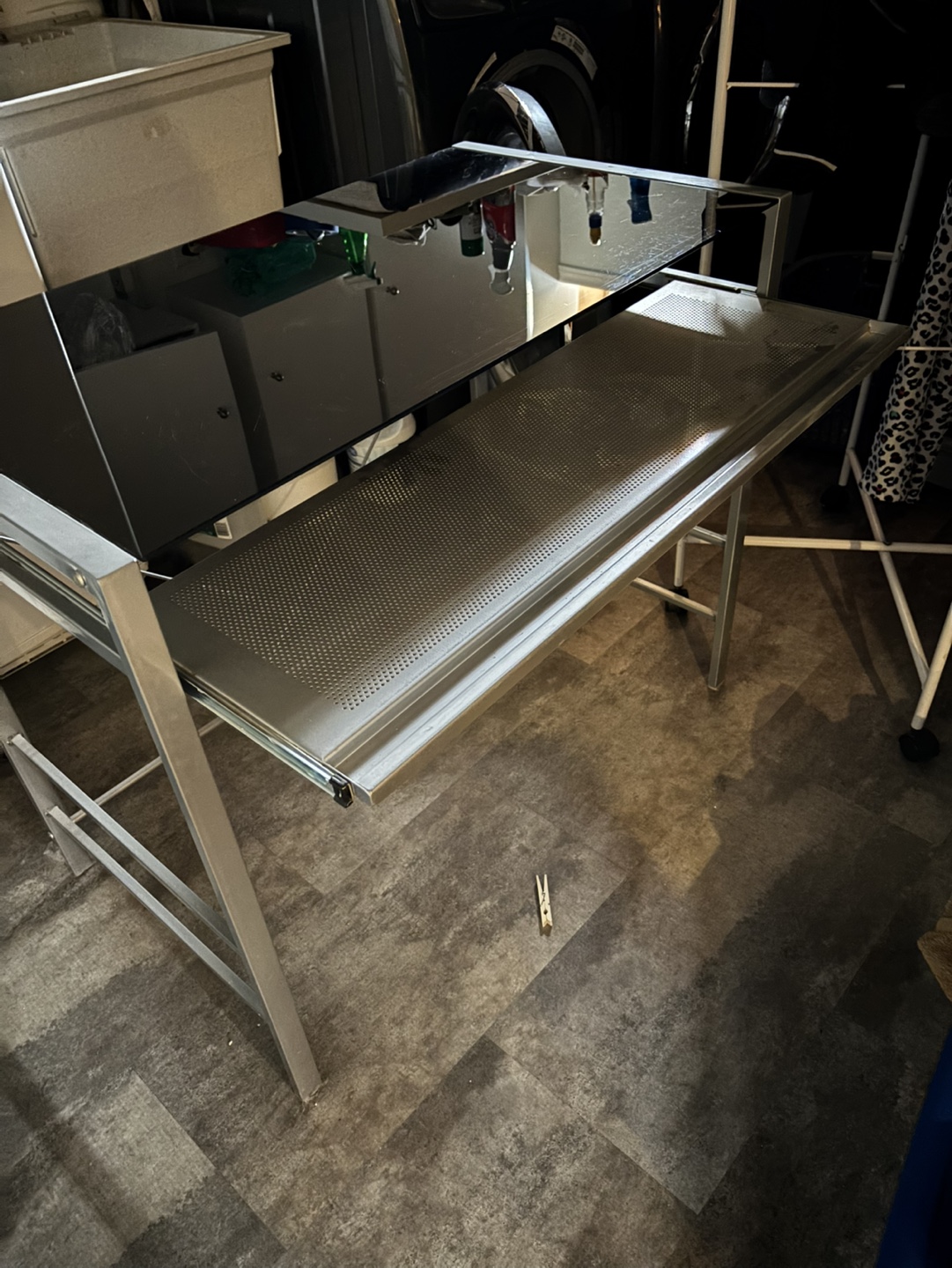 Glass Computer Work Station