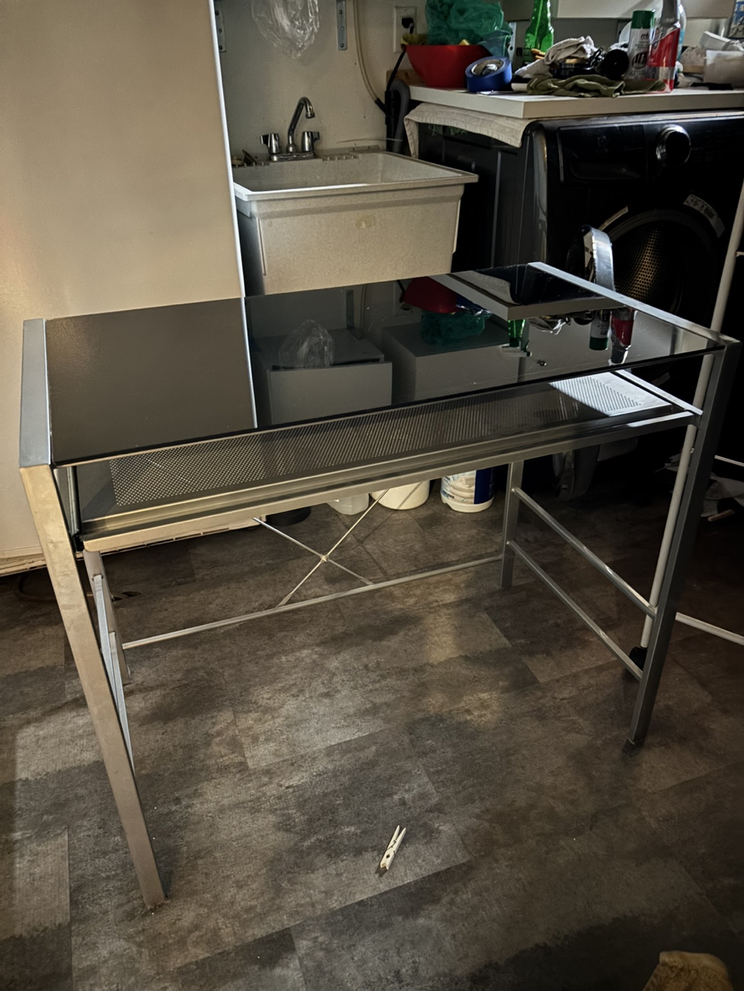 Glass Computer Work Station - photo 2