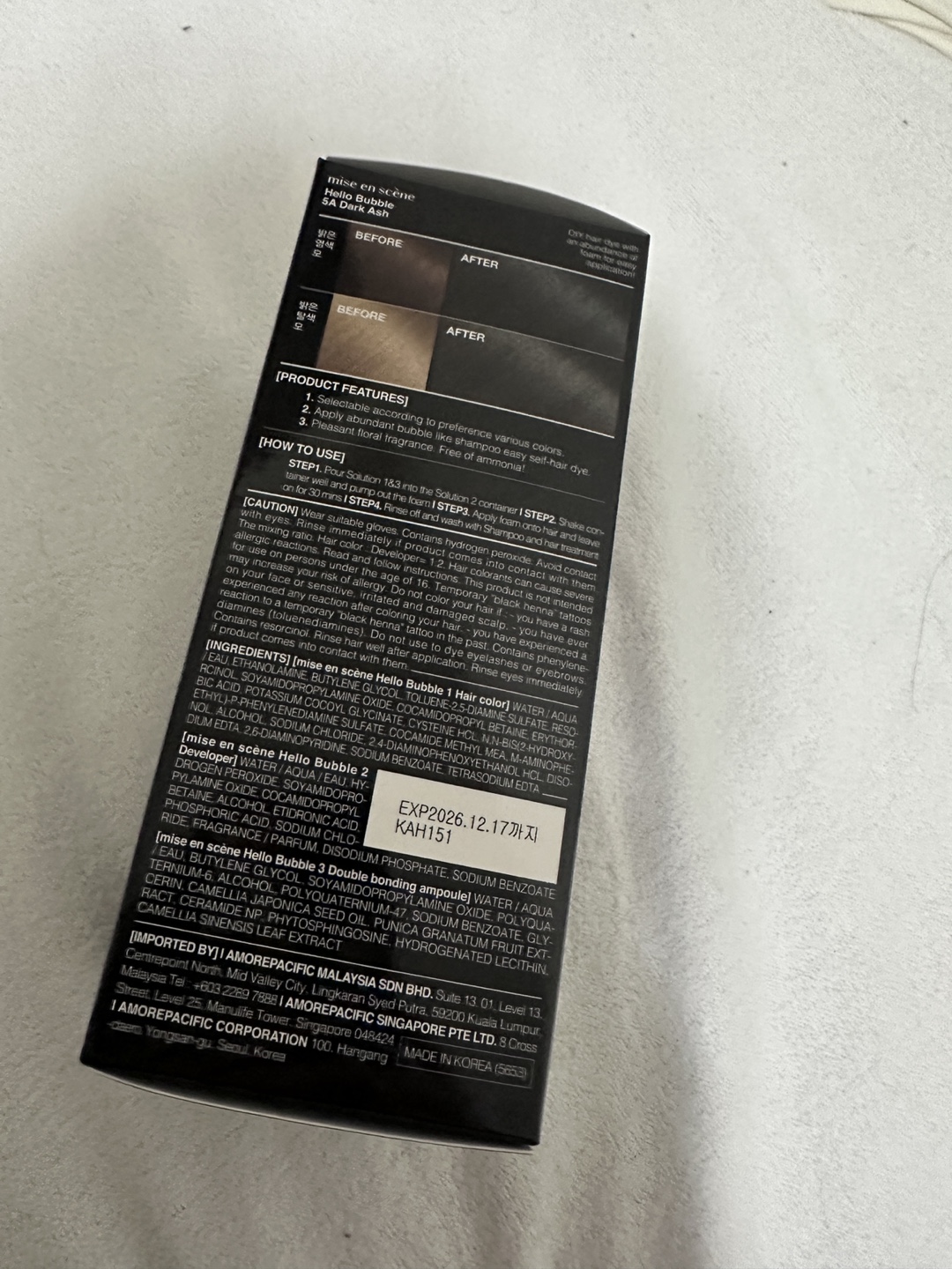 Mise en scène Hello Bubble Dark Ash Hair Dye - photo 2