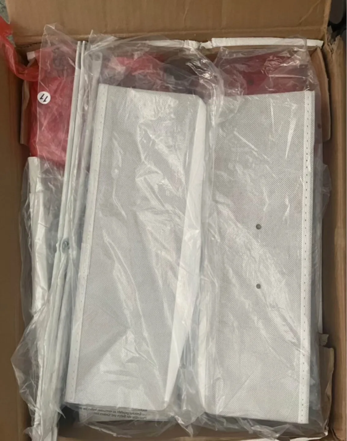 Seventable White End Table with LED Lighting and Outlets image indicator(3)