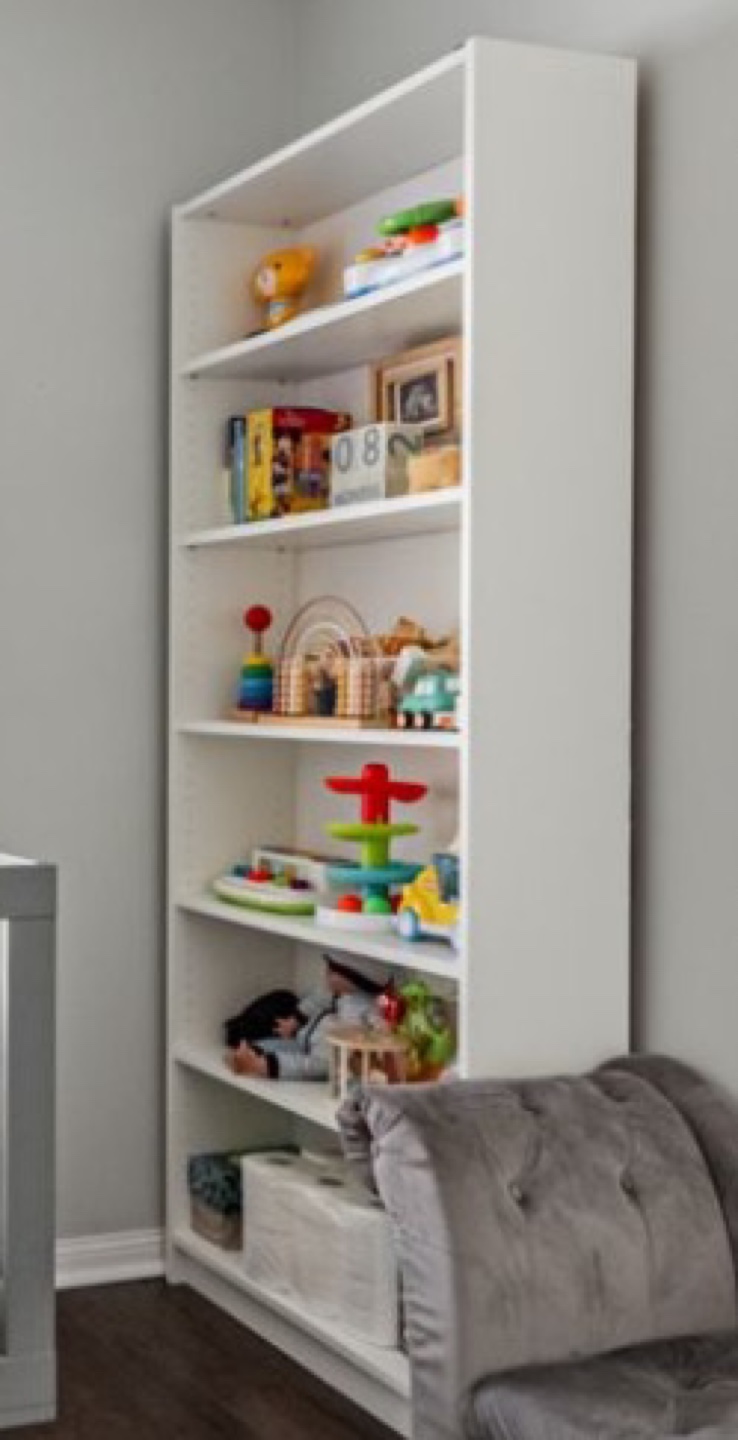 Tall White Bookshelf from IKEA