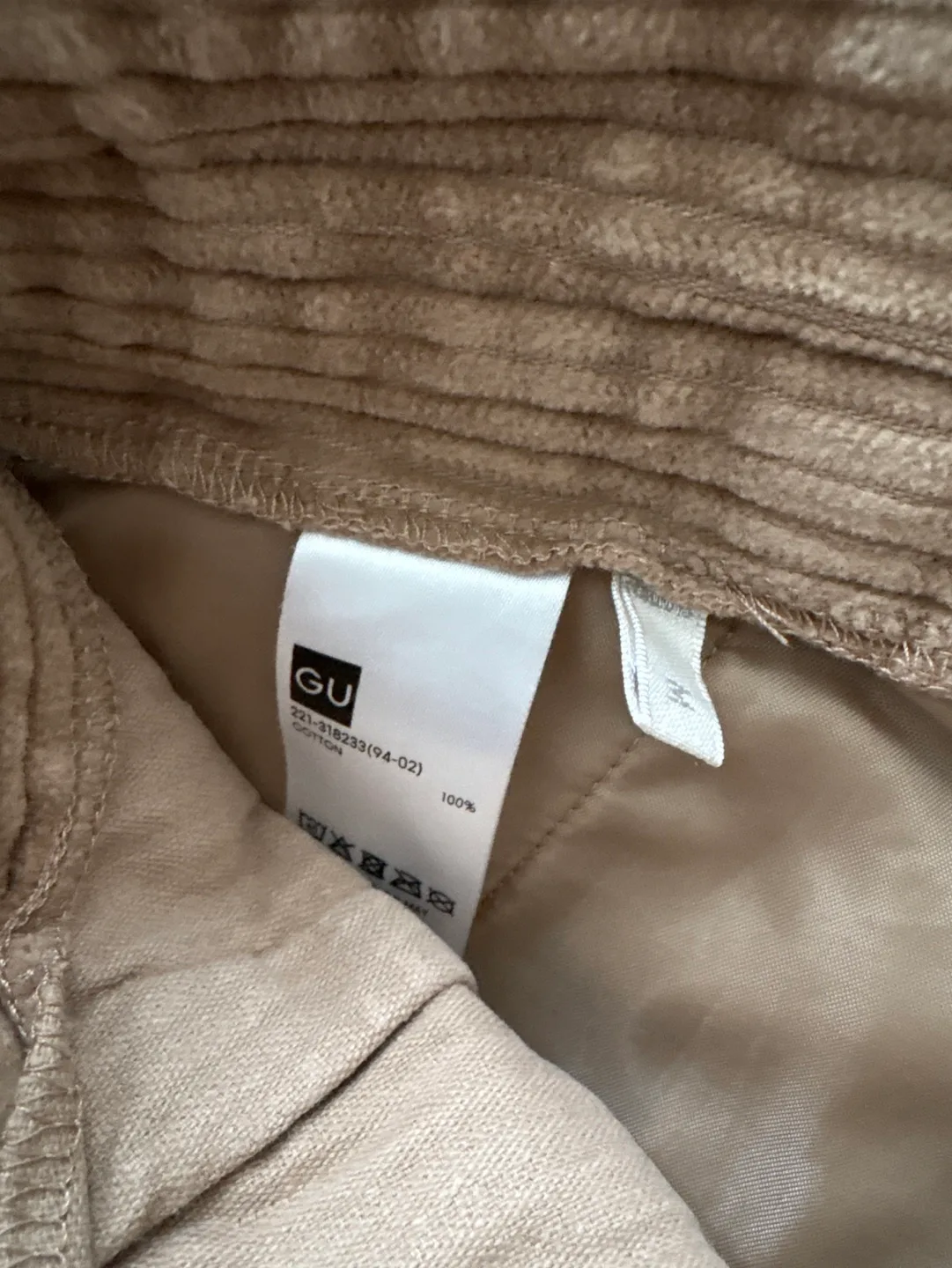 GU Corduroy Pants image indicator(2)